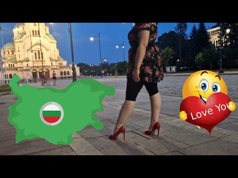 Walking in Sofia in my red high heel shoes! 😍 FULL VIDEO! 😘