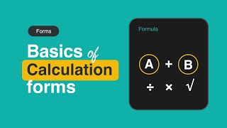 Basics of Calculation Forms in Joomla | Forms Tutorials and Guides