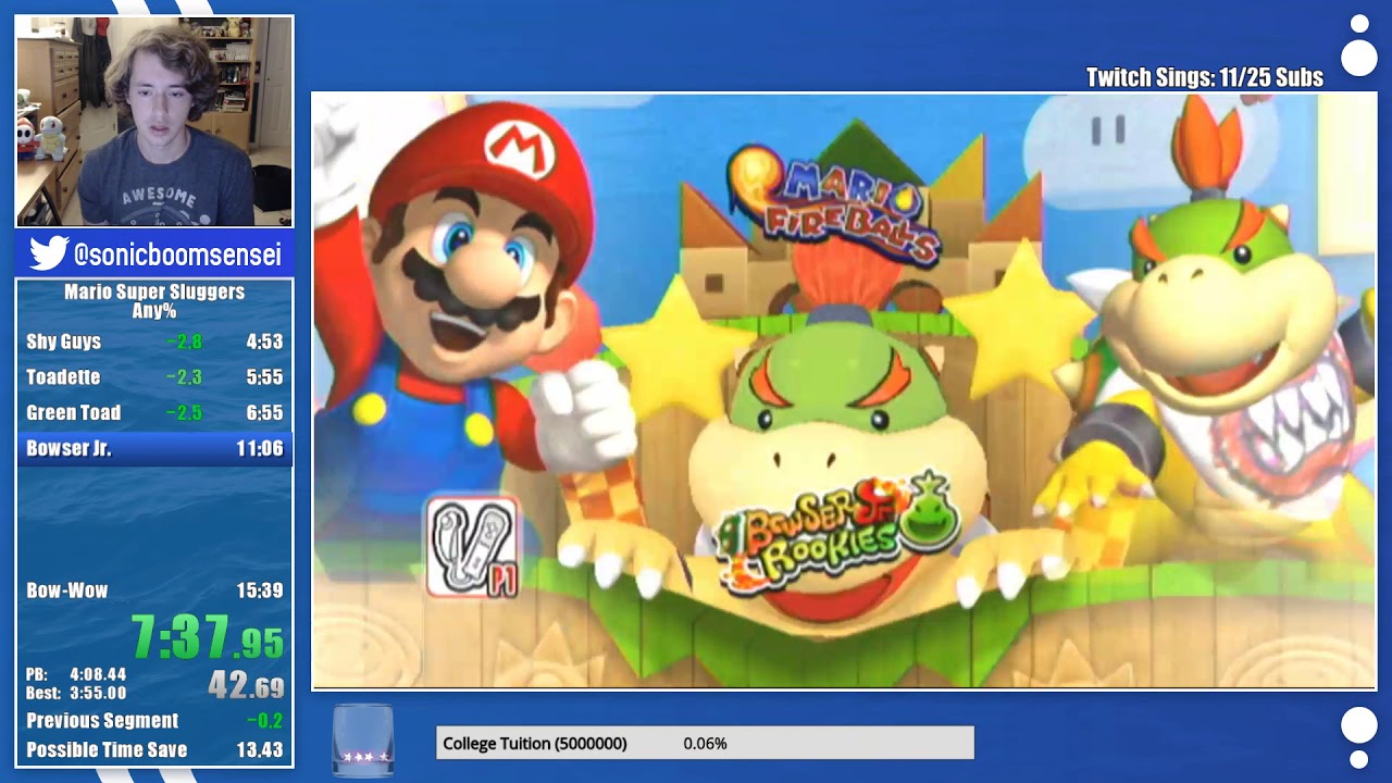 Mario Super Sluggers Any% in 