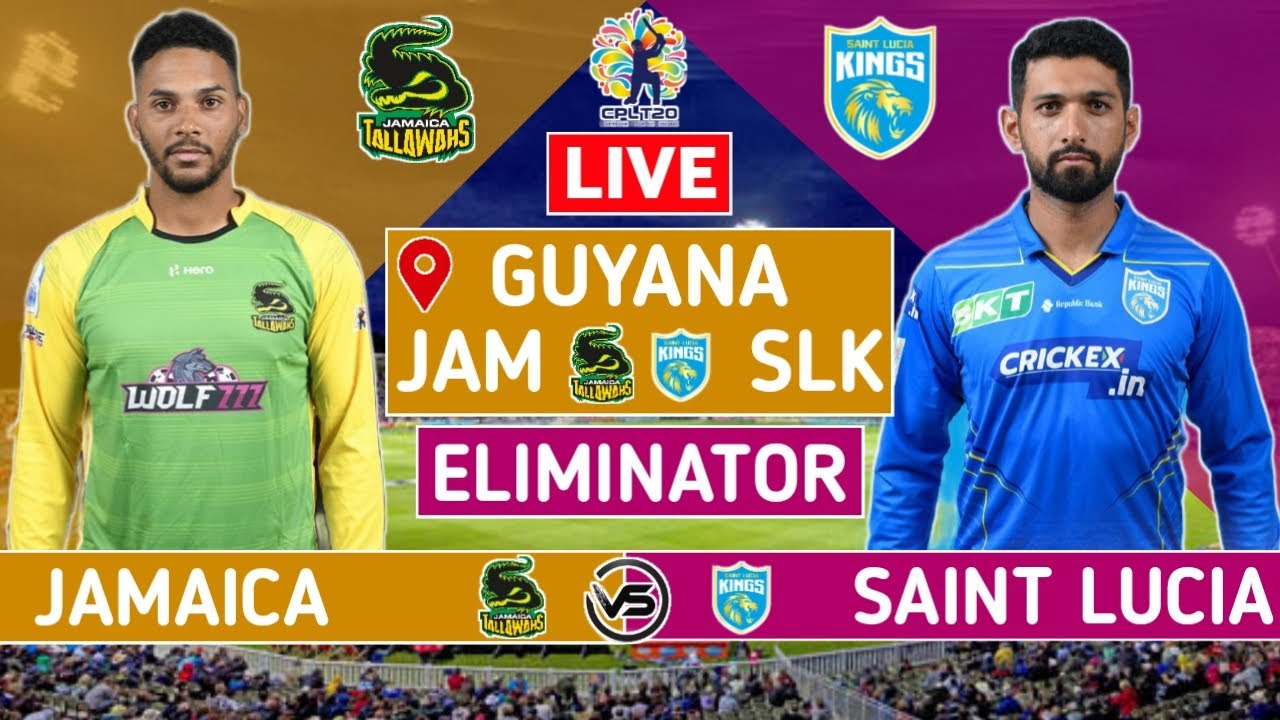 CPL 2023 Live Saint Lucia Kings vs Jamaica Tallawahs Live SLK vs JAM Live Scores and Commentary