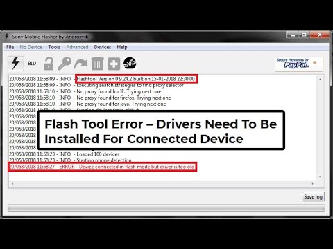Flashtool Error Driver Need To Be Installed For Connected Devices Youtube Flashtool Error Driver Need To Be Installed For Connected Devices Youtube