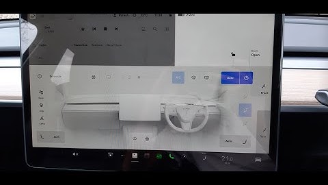 Tesla Model Y Climate Controls