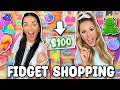 $100 FIDGET SHOPPING CHALLENGE WITH PURPLESTARS02!!!🤩🤑💰