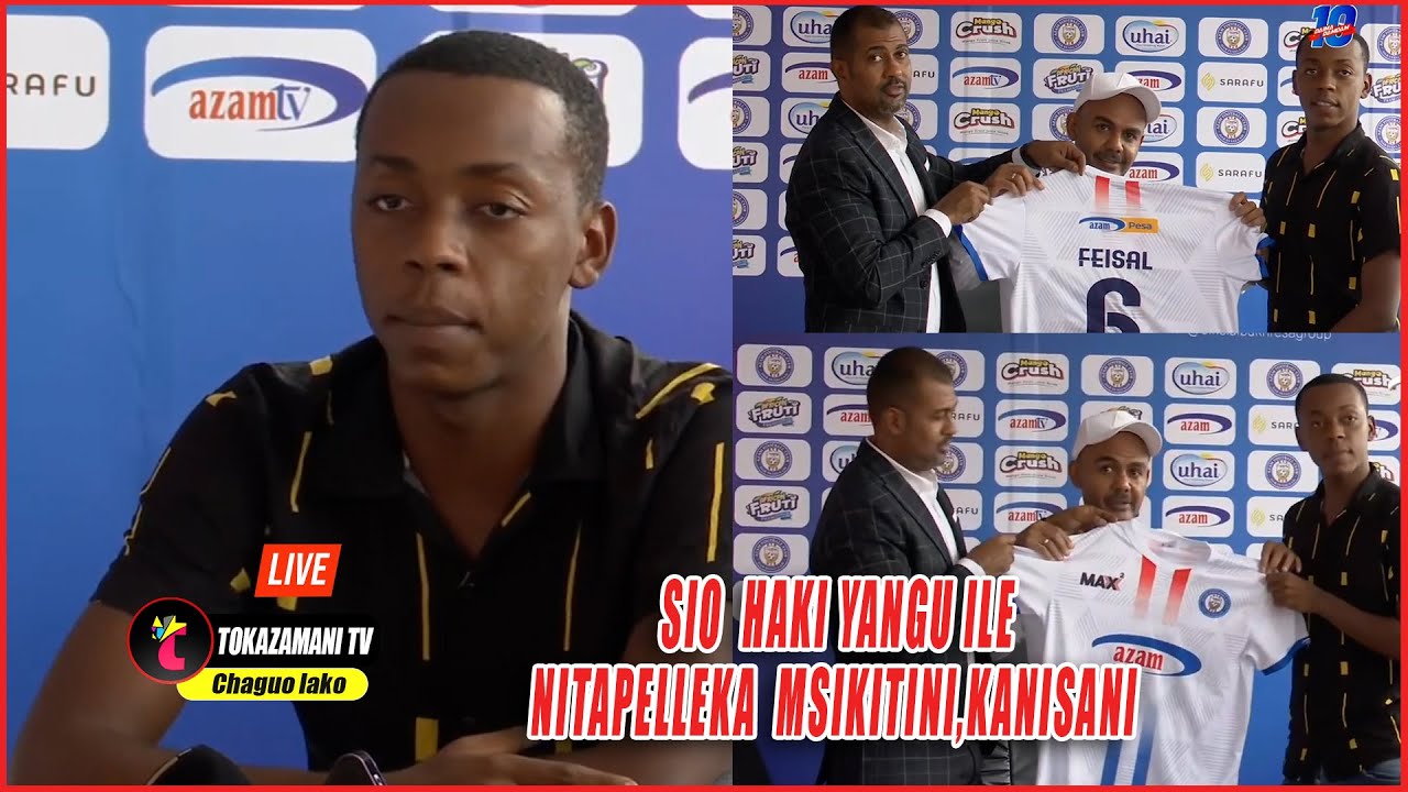 🔴#live SIKIA KAULI YA KWANZA YA FEI TOTO BAADA YA KUTUA AZAM|AJIBU ...