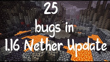 25 Bugs in 1.16 Nether Update Minecraft