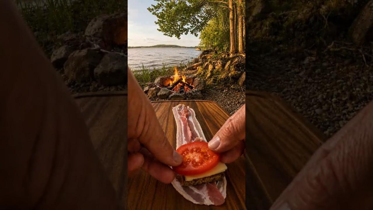 Crispy Bacon Cheese Bites 🔥​#shorts #bacon #cheese #snack #bbq #outdoorcooking #food #cooking #recip