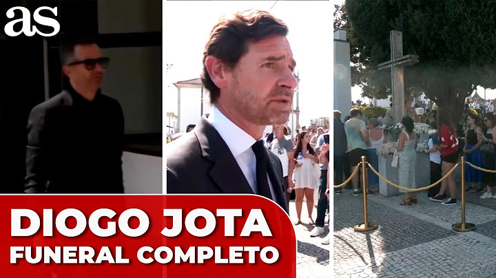 Personalidades del mundo del FÚTBOL y AFICIONADOS despiden a DIOGO JOTA en su FUNERAL