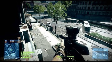 Battlefield 3 - Multiplayer Match 45 (Better video quality test clip # 2) - (Denonu Plays)