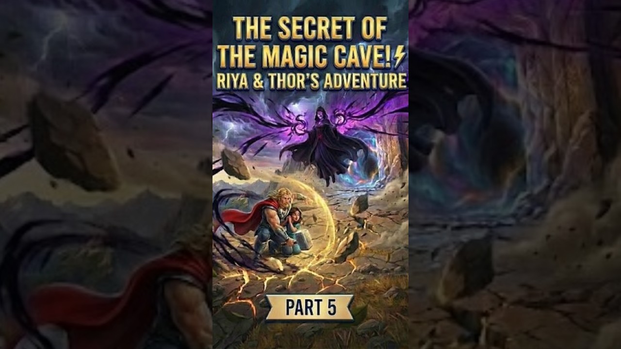 The Secret of the Magic Cave! ⚡ Riya & Thor's Adventure part - 5