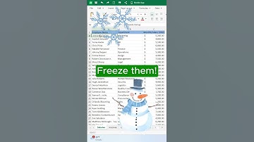 Sheets Hack | 🥶 Feeze your panes and scroll hassle-free #sheets #excel #exceltips