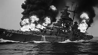 USS Washington Sinks Japanese Battleship in 7 Minutes — 9 Deadly Hits Using Radar at Night!