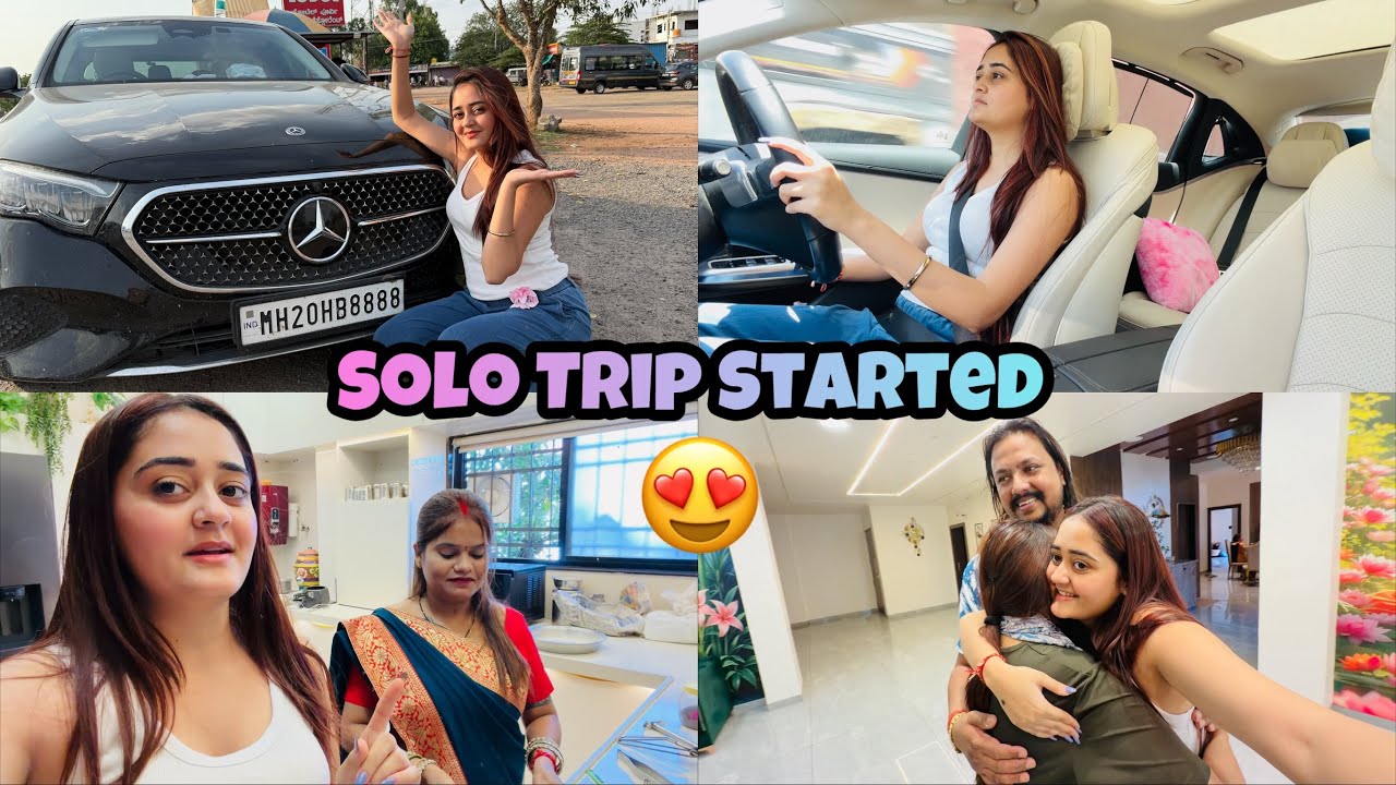 Bindass Kavya Solo Travel ke liye Mercedes leke nikal gai 1000 KMs