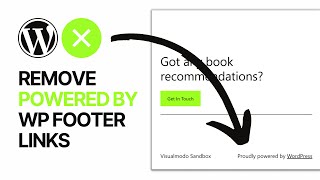 How to Remove the Powered by WordPress Footer Links? Tutorial Wealth
