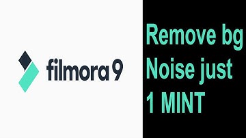 How to Remove Background Noise From Audio/Video in Filmora9 | Video editing course | Ahmad thaheem