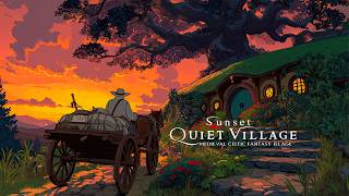 Sunset at the Quiet Old Village | Medieval Music for Peace, Calm &amp; Emotional Healing