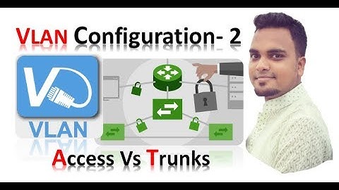 VLANs and Trunks basic configuration | Access vs Trunk port