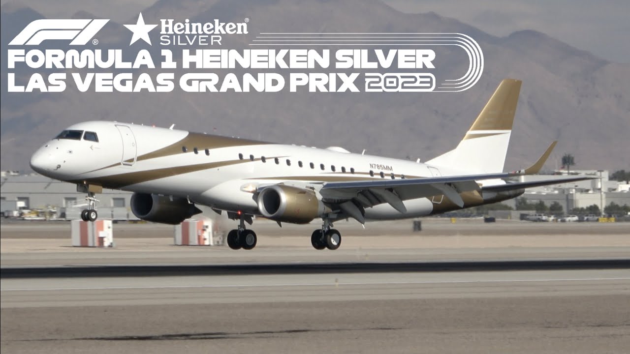 The Rich and Famous Arriving in Las Vegas For the 2023 Formula 1 Grand Prix (4K)