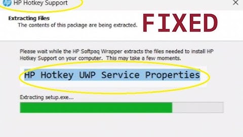 Easy Fix for Issue HP Hotkey Support Blank Pop up in Windows 11