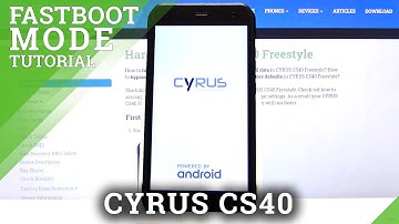 How to Open FastBoot Mode on CYRUS CS40 FREESTYLE – Open Hidden Menu