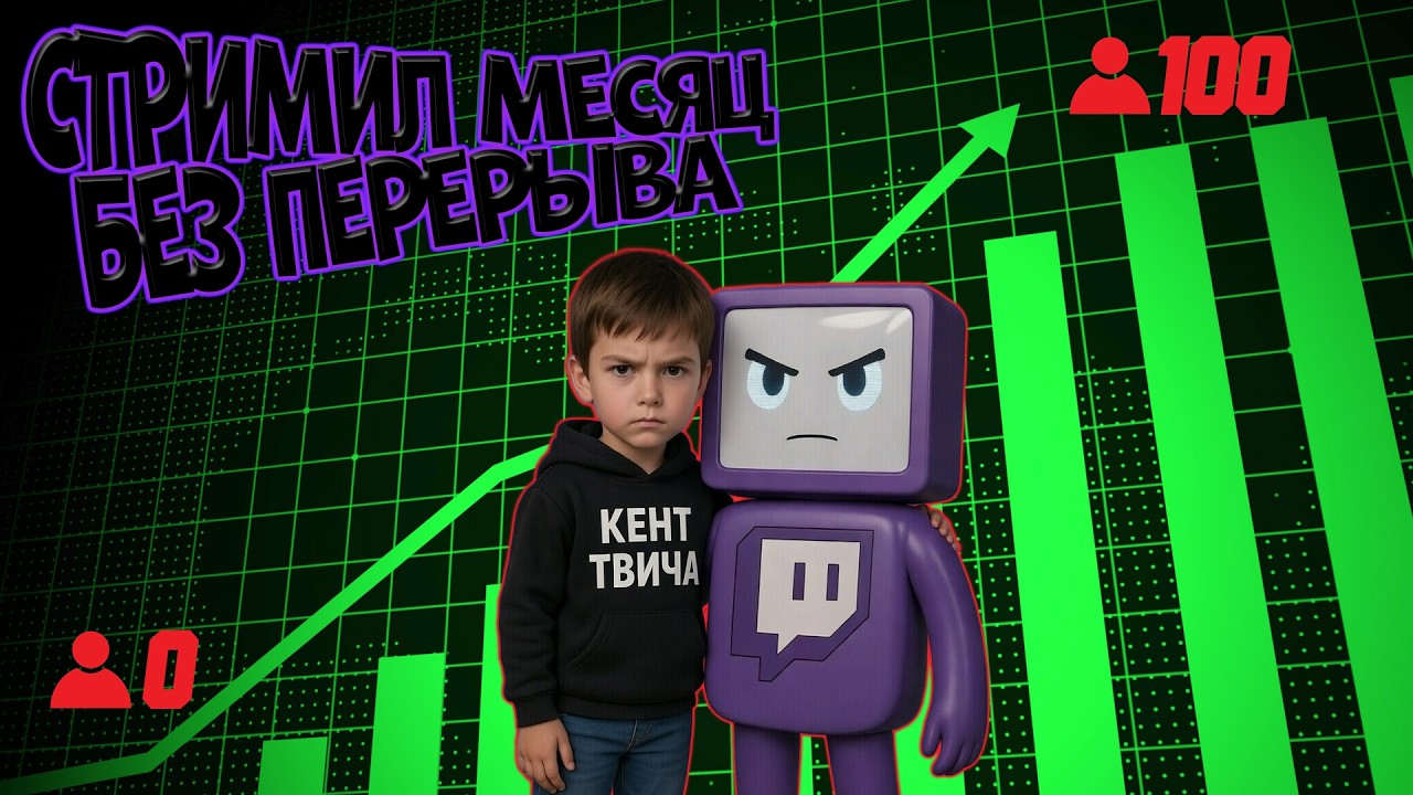 Я стримил на Twitch КАЖДЫЙ ДЕНЬ на протяжении месяца с нуля. Как я СТАЛ СТРИМЕРОМ В 2026 ГОДУ.