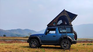 Camping Co Neo™ rooftop tent walk around | Made in India RTT on Mahindra THAR 4X4