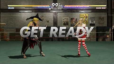 Dead or Alive 6 Helena vs Marie Rose CPU vs CPU AI vs AI (hardest level 8)