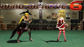 Dead or Alive 6 Helena vs Marie Rose CPU vs CPU AI vs AI (hardest level 8)