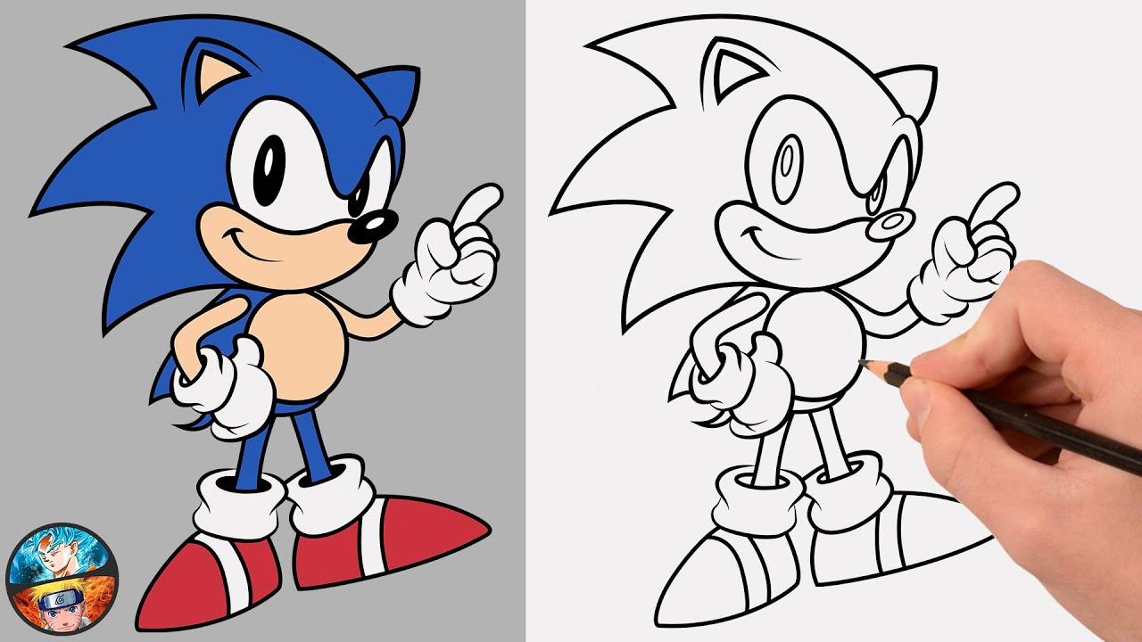 COMO DIBUJAR A SONIC FÁCIL PASO A PASO dibujos - thptnganamst.edu.vn