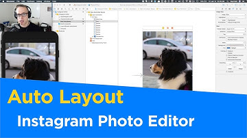 Instagram Photo Editor Auto Layout in Xcode 9 with Swift 4