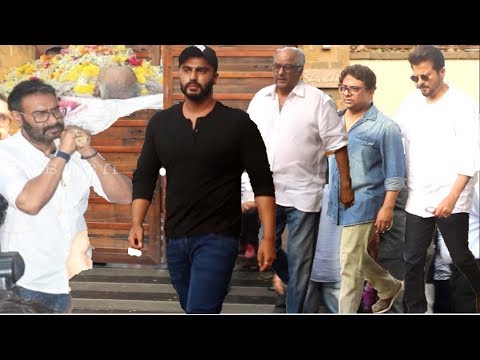 Kapoor's Family Arrive At Ajay Devgn Father Veeru Devgn Last Rites | Anil Kapoor, Boney Kapoor Arjun camera iphone 8 plus apk