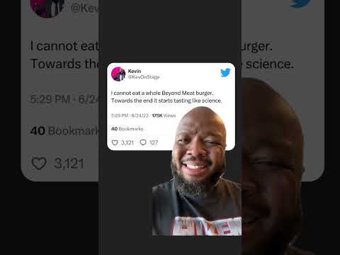 I cannot eat a whole beyond meat burger by KevOnStage