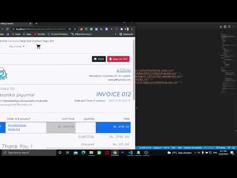 32  Design a responsive invoice page using HTML, CSS, JavaScript and Bootstrap