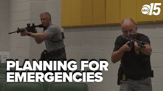 Horry Co. officers train at middle school to prepare for active shooter drills