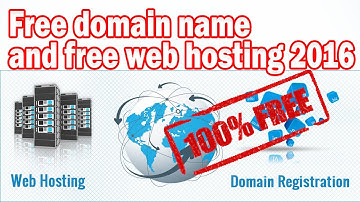 How to create website with free domain name and free web hosting 2016