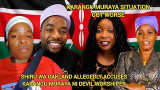 SHIRU WA OAKLAND ALLEGEDLY ACCUSES KARANGU MURAYA NI DEVIL WORSHIPER DOING RITUALS IN FAMILY CHURCH