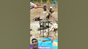 Dụng Cụ Này Giúp Bổ Củi Dễ Dàng Hơn Rất Nhiều #automobile