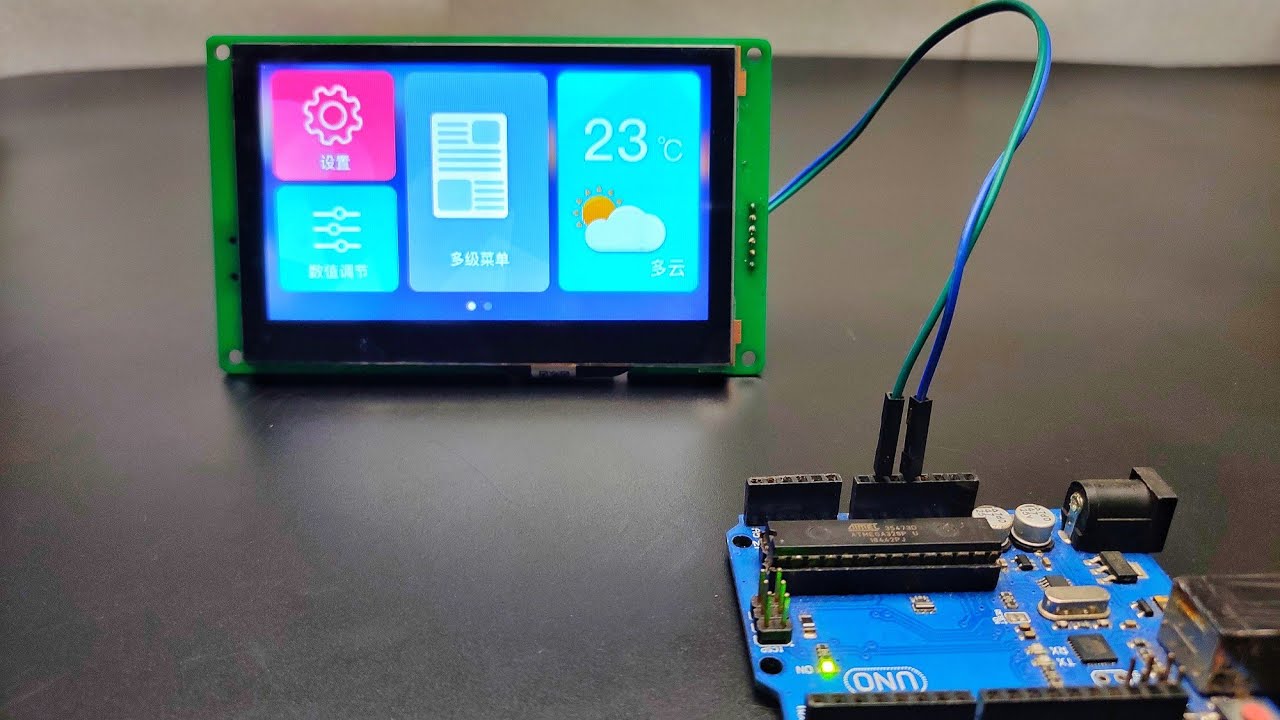 4.3inch Arduino Compatible TFT Display DWIN Technologies YouTube