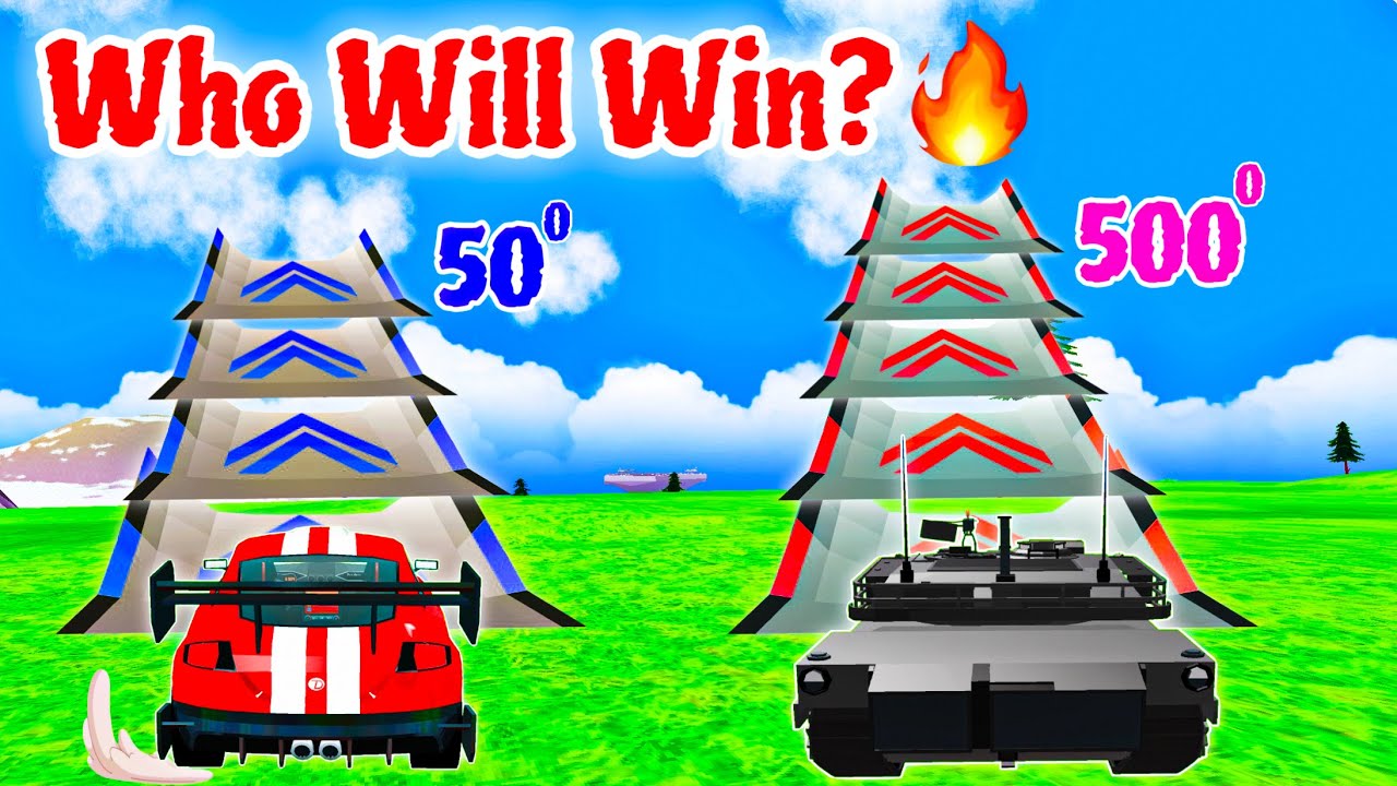 I Tested Every Vehicle on the Biggest Ramp 😱 | Dude Theft Wars Epic Experiment