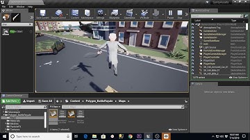 UE4 Synty Polygon - Character In Demo Level