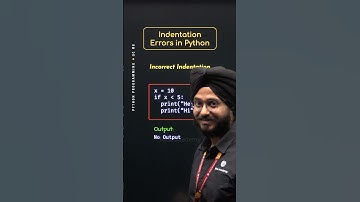 Inspringfouten in Python #Python #NesoAcademy #QuickConcepts