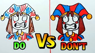 DO VS DON'T POMNI From THE AMAZING DIGITAL CIRCUS In 1 Minute Challenge