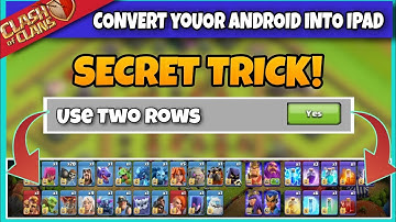 How to Enable Two Row Deployment Bar Setting in "Android"(বাংলা)|-Clash of Clans বাংলা