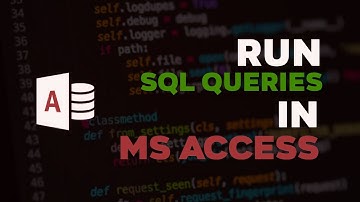 How to Create Tables using SQL Queries | Microsoft Access | Run SQL Queries in MS Access