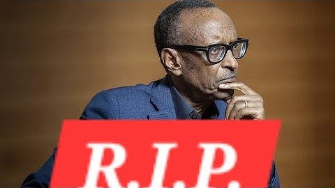 🚨URGENT: PAUL KAGAME CONFIRMÉ MORT D'UNE MALADIE ? LES PRÉCISIONS