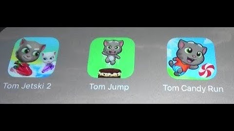 Tom Jetski 2 Vs Tom Cake Jump Vs Tom Candy Run