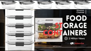 Top Free Food Storage Containers with Lids | amazon
