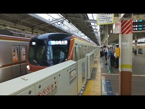 【入線】和光市駅に東京メトロ有楽町線17000系新木場行きが入線　ミニ４３０