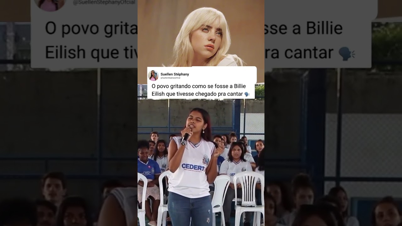 Eles gritando como se fosse a Billie cantando kkk 🤣 