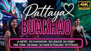 Pattaya Nightlife | Soi Buakhao to Soi Chaiyapoon | 4K HDR POV