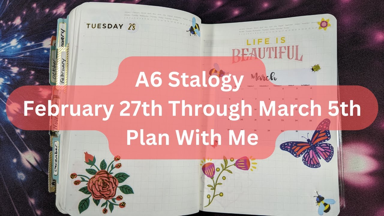 A6 Stalogy February 27th Through March 5th Plan With Me - YouTube